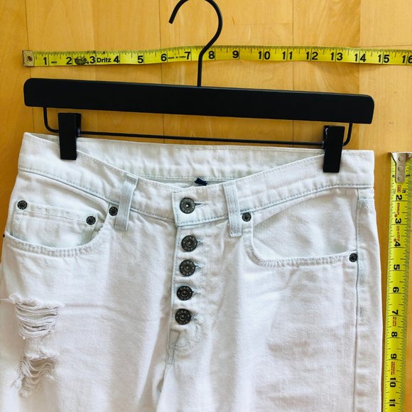 Carmar White Distressed Jeans - Picture 10 of 15
